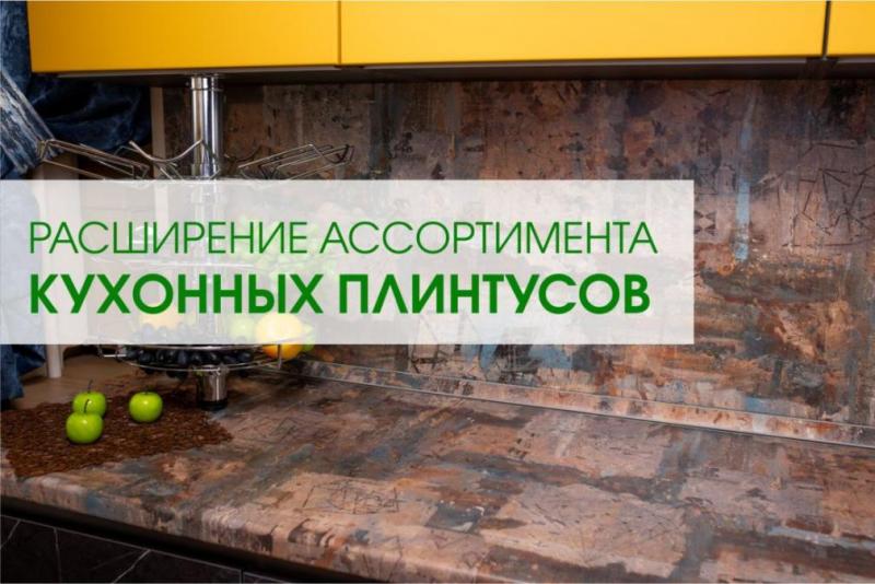 РАСШИРЕНИЕ АССОРТИМЕНТА ПЛИНТУСОВ ДЛЯ СТОЛЕШНИЦЫ